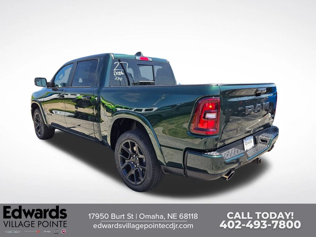 New 2026 Serrano-Green Metallic Exterior Paint RAM Laramie image 5