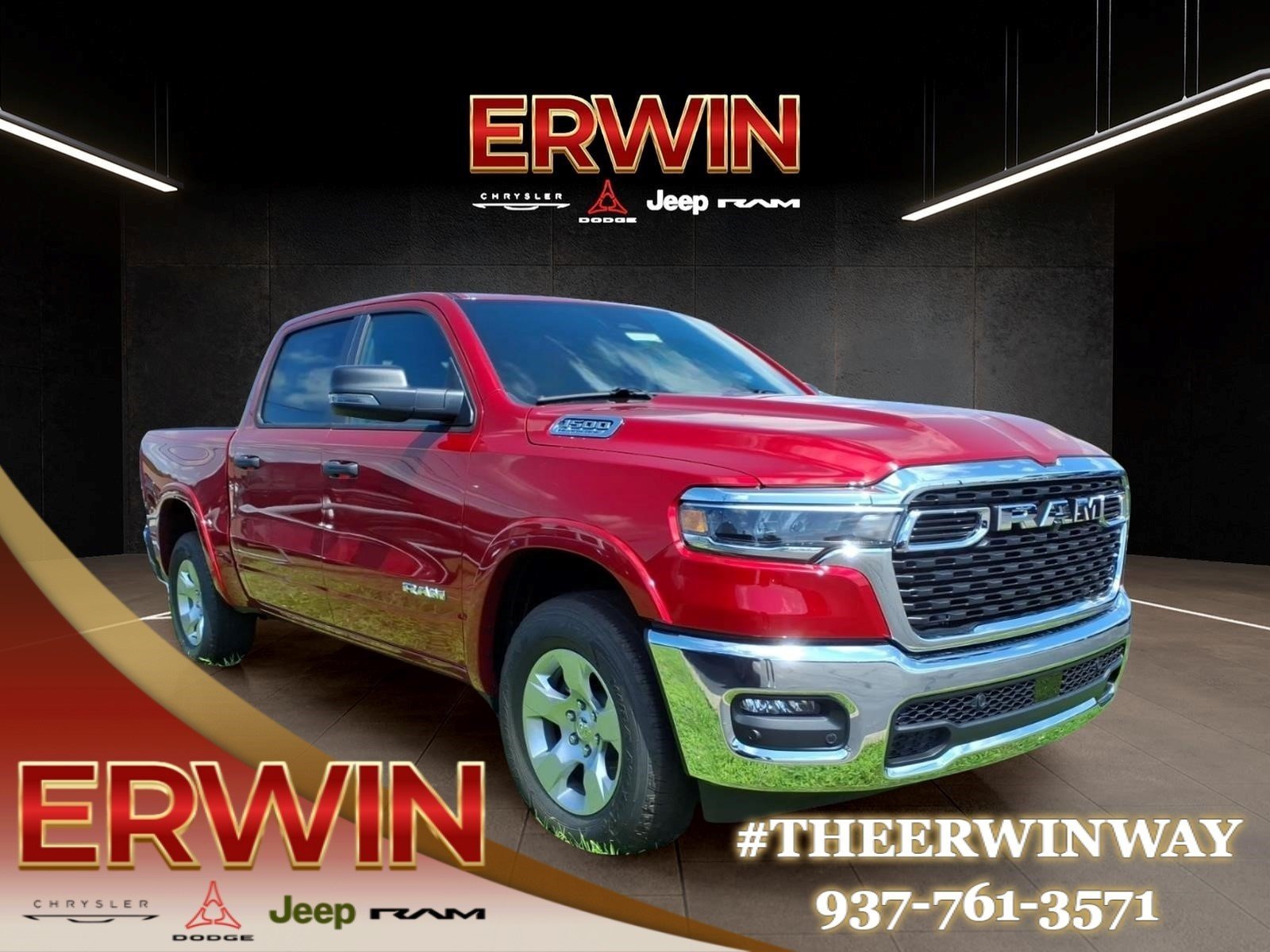 New 2026 Molten Red Pearlcoat RAM Big Horn image 1