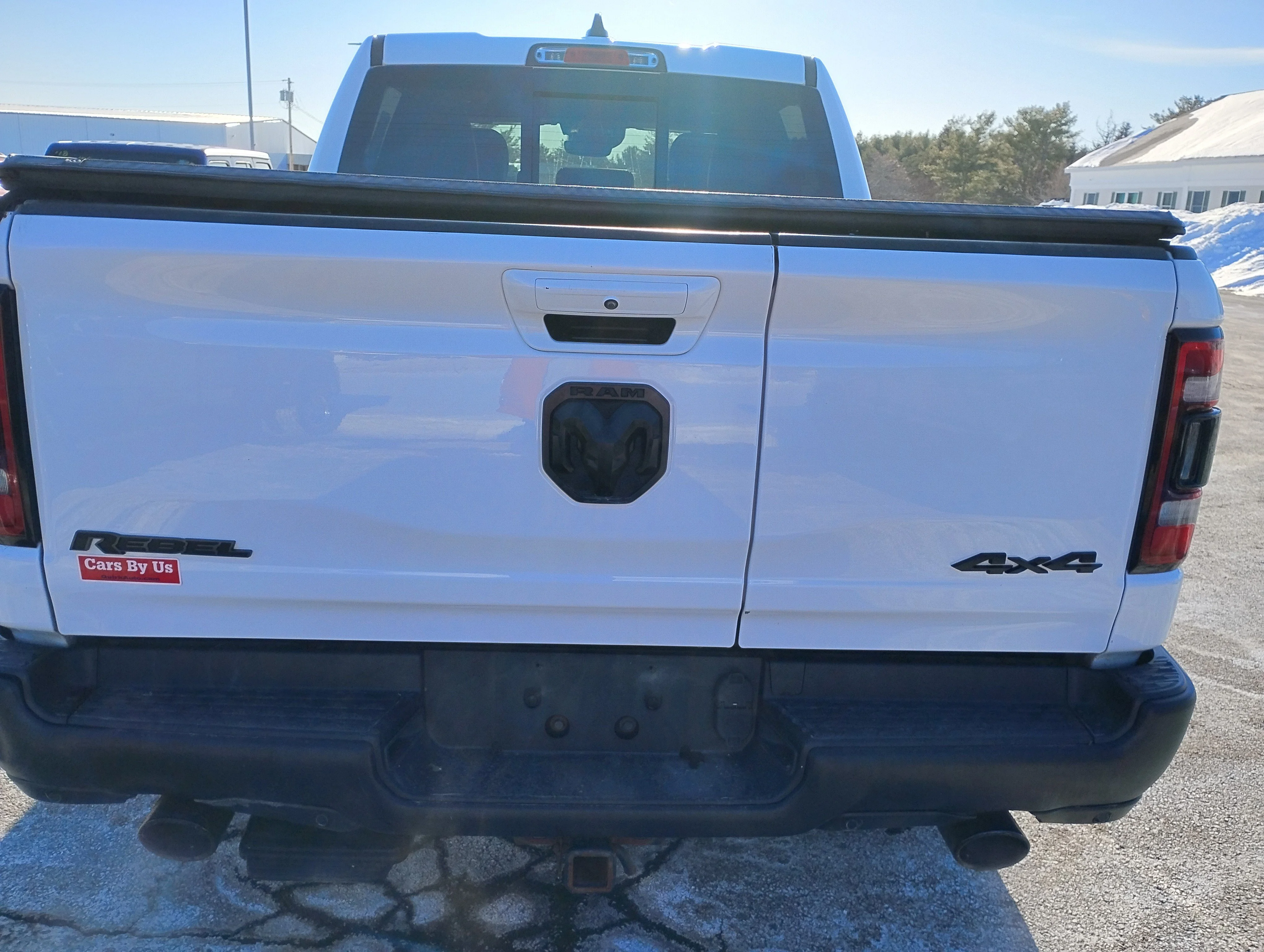 Used 2021 Bright White Clearcoat Ram Rebel image 6