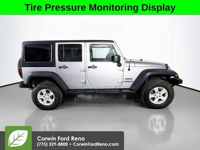 Used 2014 Billet Clearcoat Metallic Jeep Unlimited Sport image 8