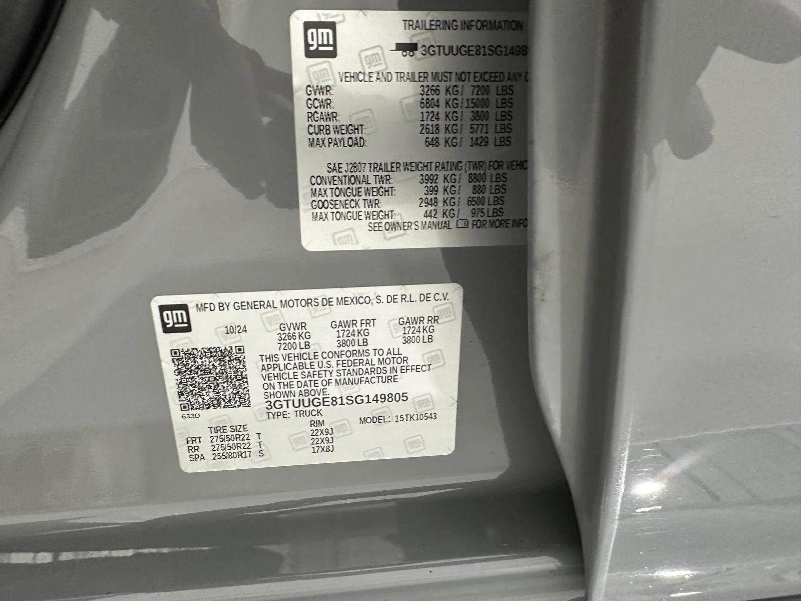Used 2025 Thunderstorm Gray GMC Denali image 30