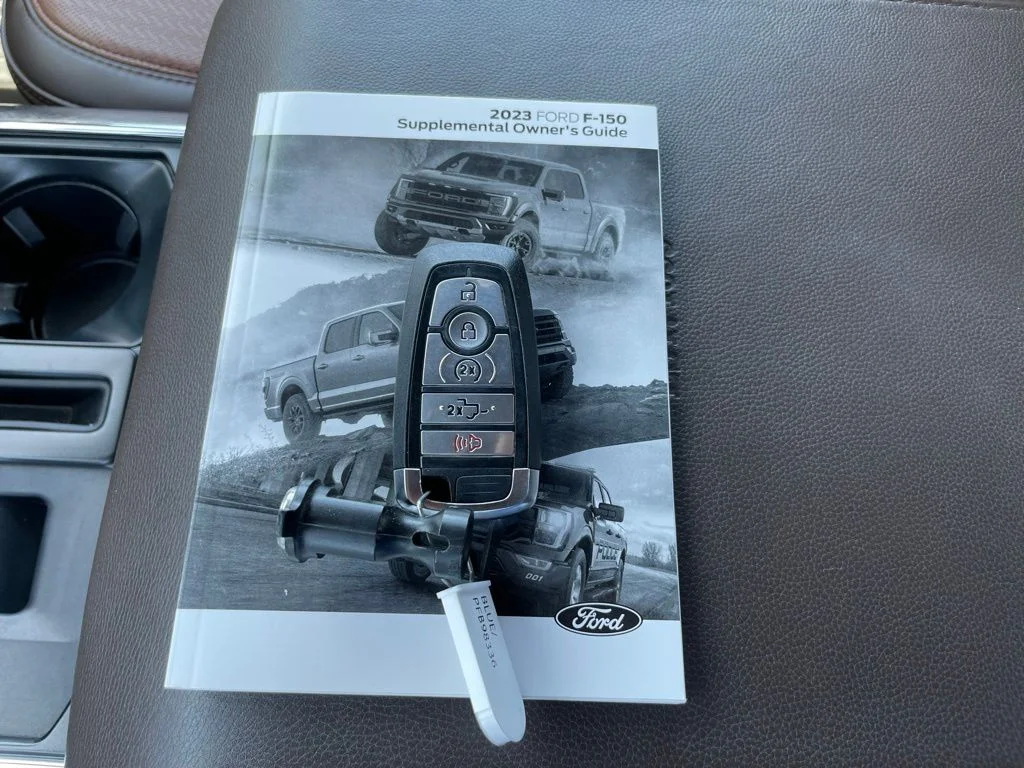 Used 2023 Antimatter Blue Metallic Ford King Ranch image 50