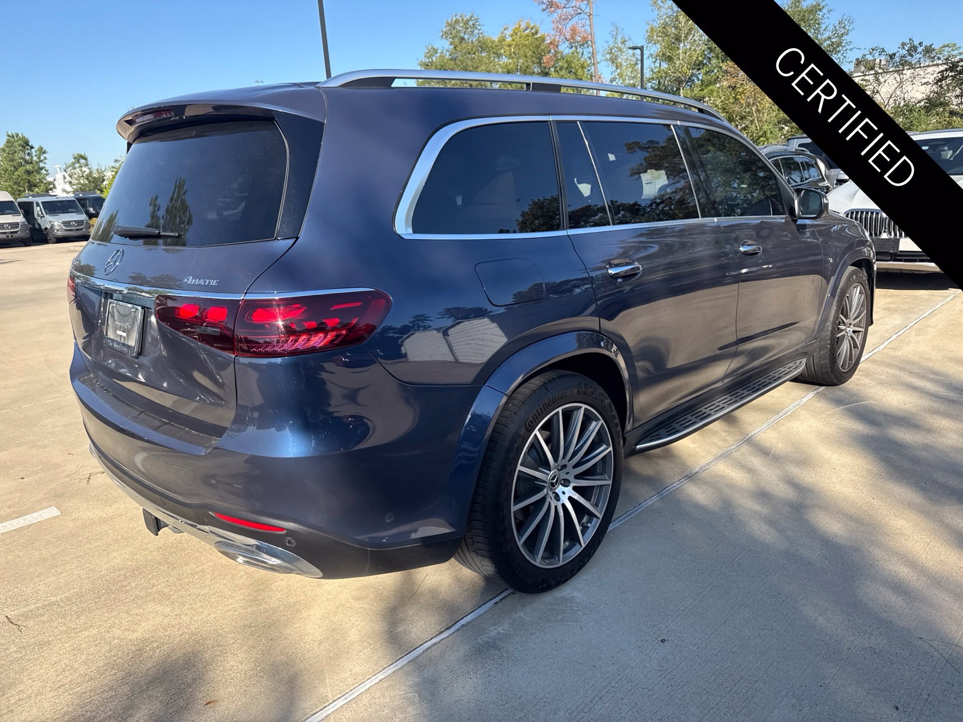 Certified Used 2024 Twilight Blue Metallic Mercedes-Benz GLS 580 image 4