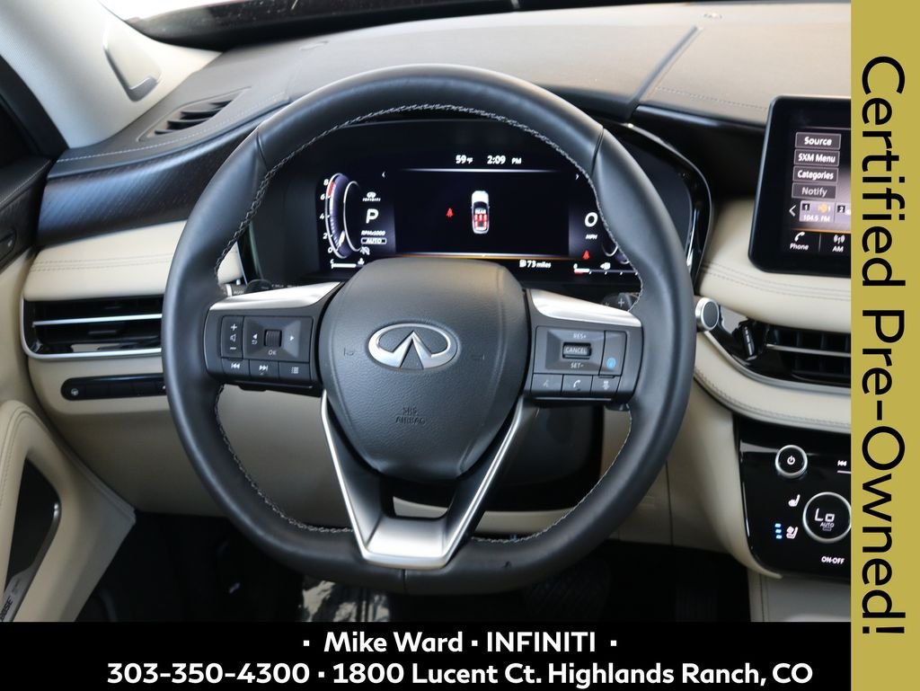 Certified Used 2025 Red INFINITI Sensory image 7