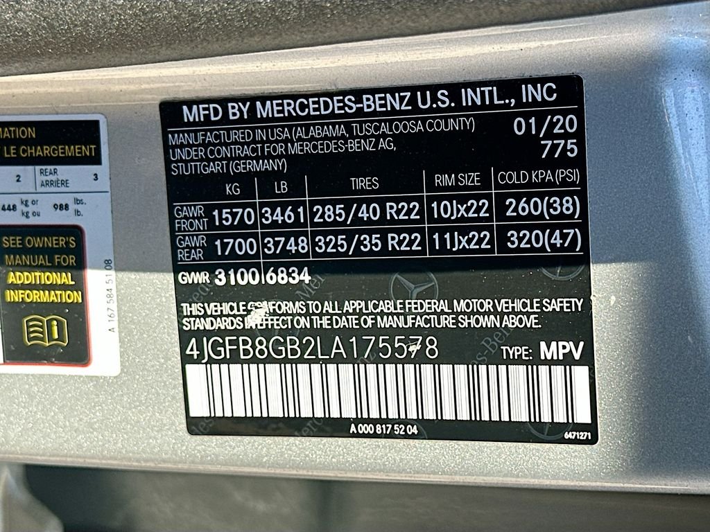 Certified Used 2020 Silver Mercedes-Benz GLE 580 image 33