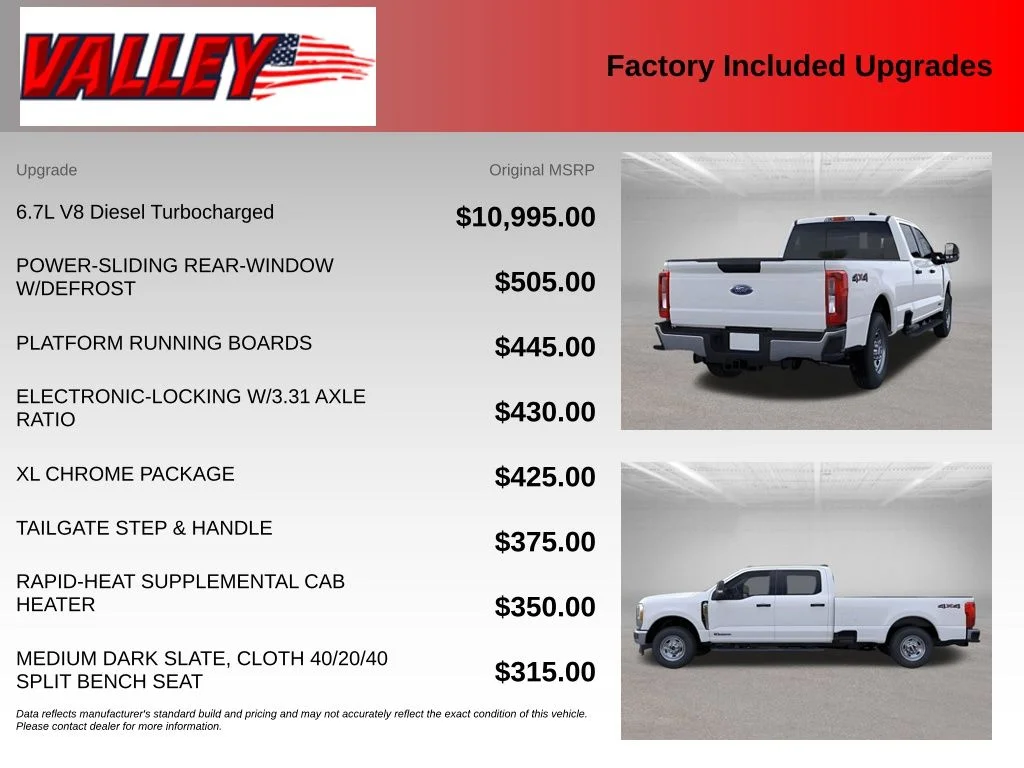 New 2026 Oxford White Ford F-350® XL image 4