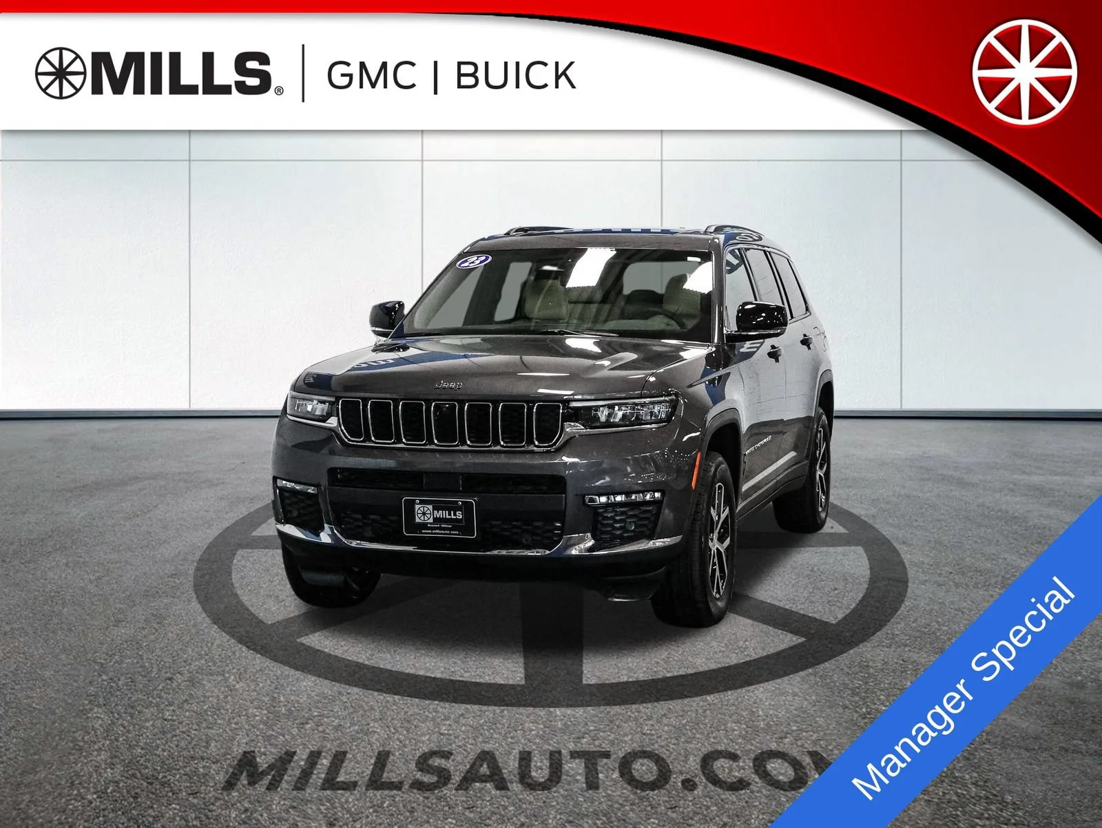 Used 2023 Gray Jeep Limited 4x4 image 1