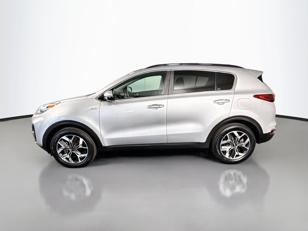 Used 2020 Sparkling Silver Kia EX image 4