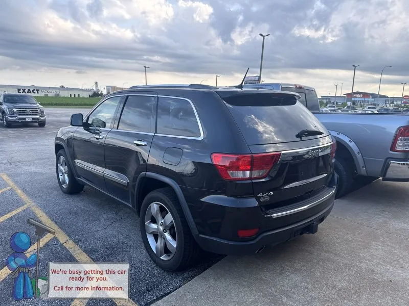 Used 2012 Brilliant Black Crystal Pearlcoat Jeep Overland image 3