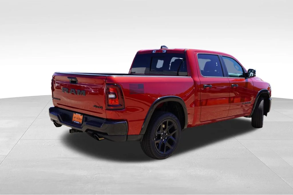 New 2026 Molten Red Pearl-Coat Exterior Paint RAM Laramie image 3