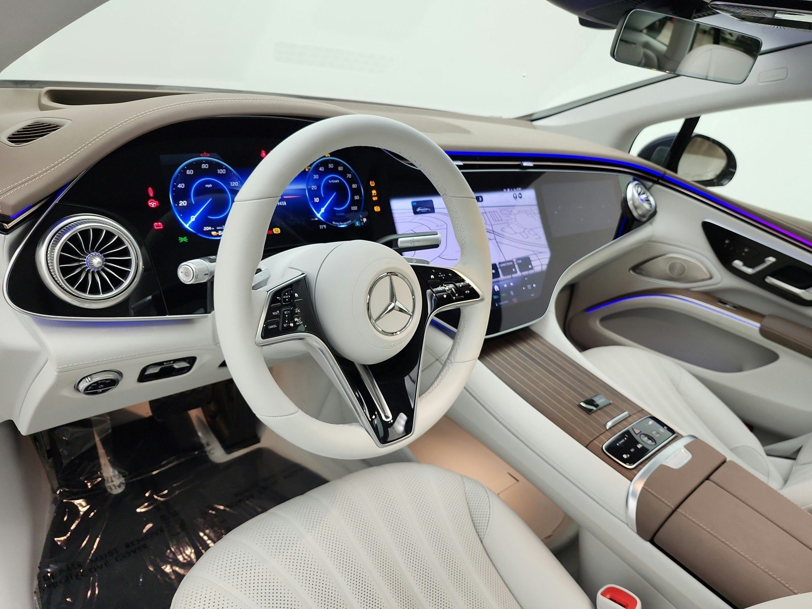 Used 2023 Twilight Blue Metallic Mercedes-Benz EQS 580 4MATIC® Sedan image 9