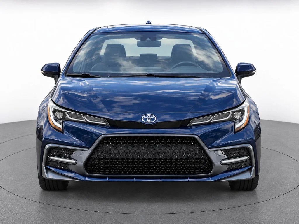 Used 2020 Blue Toyota SE image 8