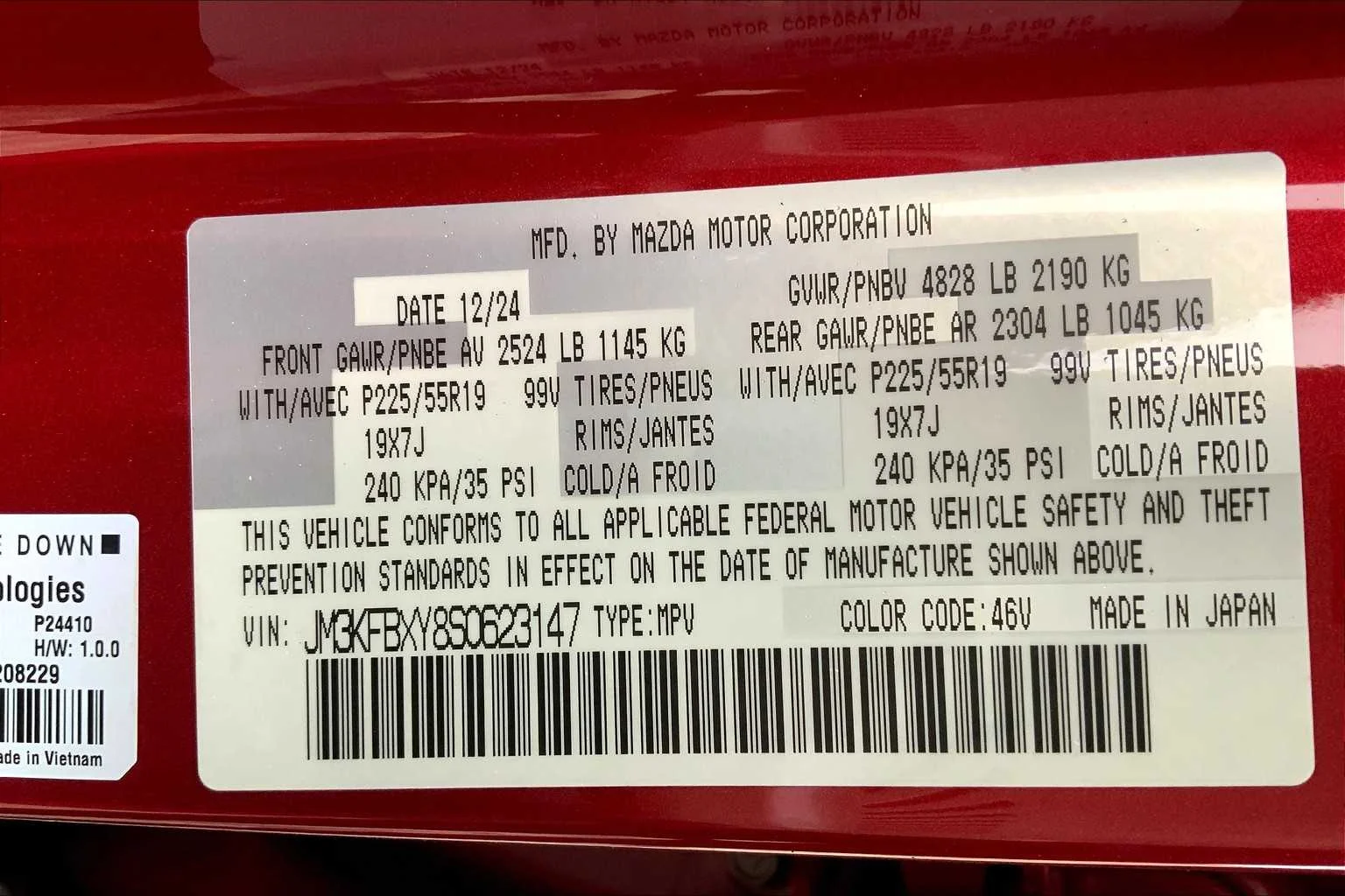 Certified Used 2025 Soul Red Crystal Metallic Mazda 2.5 Turbo Signature image 12