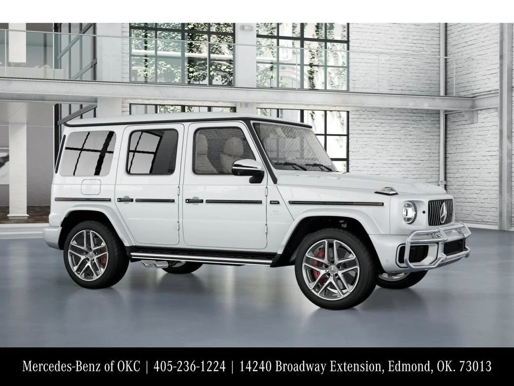 New 2027 MANUFAKTUR Moonlight White Metallic Mercedes-Benz AMG® G 63 SUV image 55