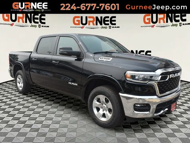 New 2026 Diamond Black Crystal Pearl-Coat Exterior Paint RAM Big Horn/Lone Star image 1