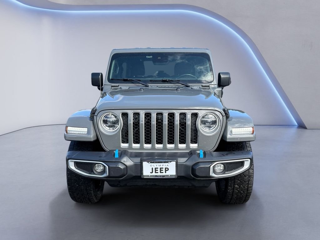 Used 2022 Gray Jeep Unlimited Sahara 4xe image 10