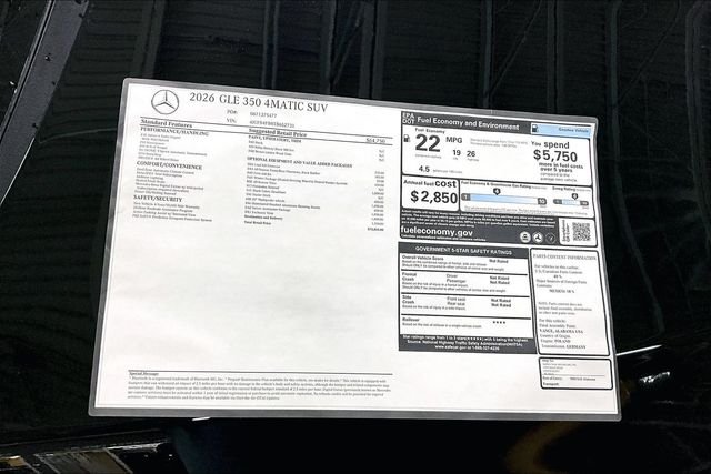 New 2026 Black Mercedes-Benz GLE 350 image 27