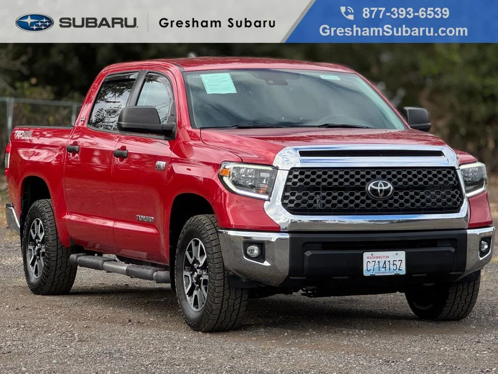 Used 2020 Barcelona Red Metallic Toyota TRD OFF ROAD image 1