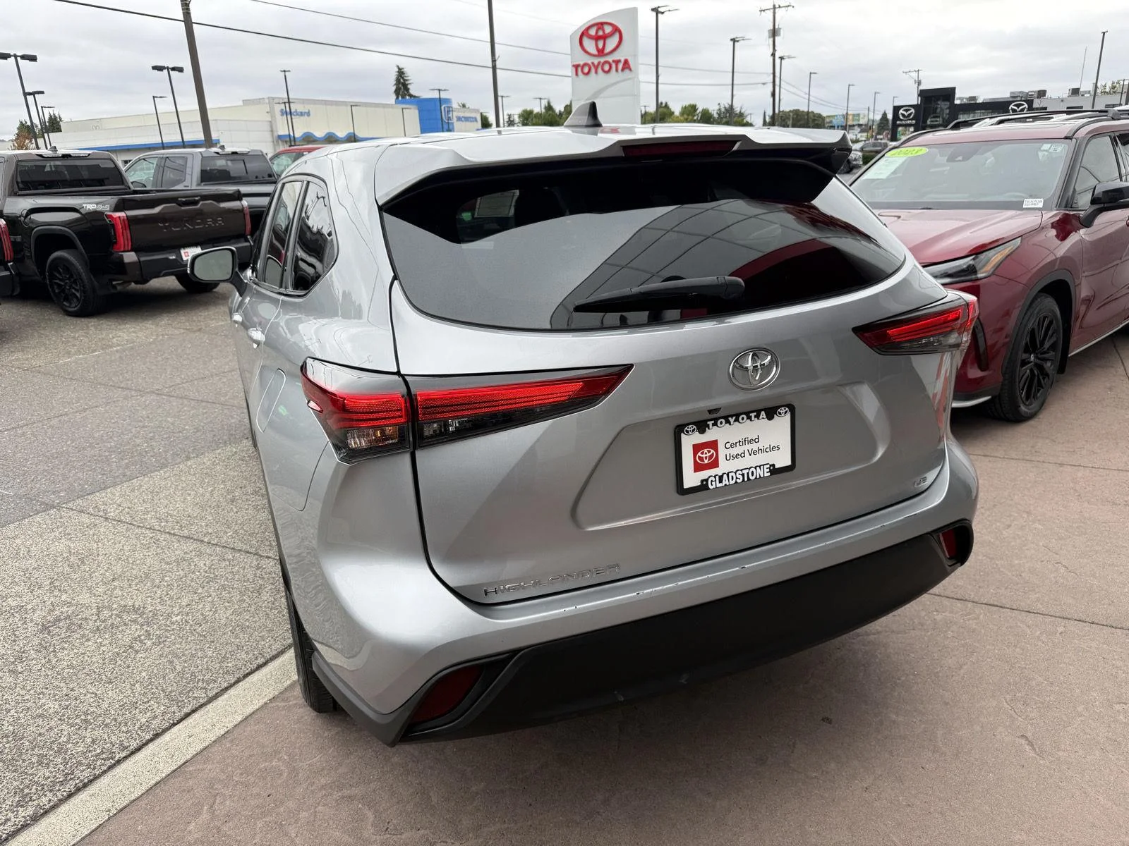 Used 2023 Celestial Silver Metallic Toyota LE image 4