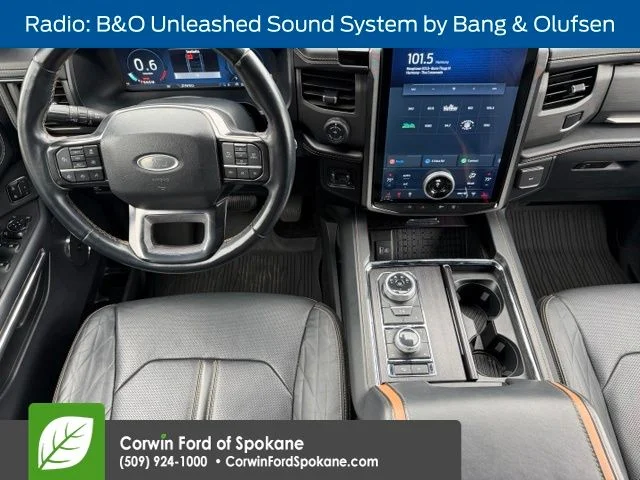 Certified Used 2023 Black Metallic Ford Platinum image 4