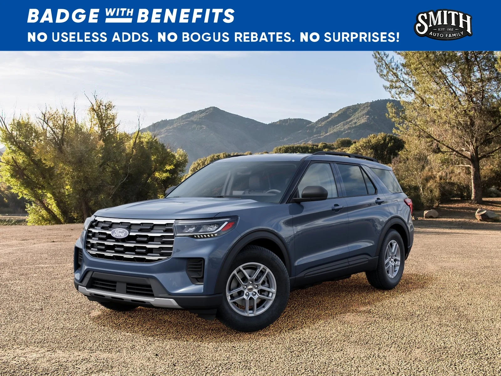 New 2027 Vapor Blue Metallic Ford Active image 3