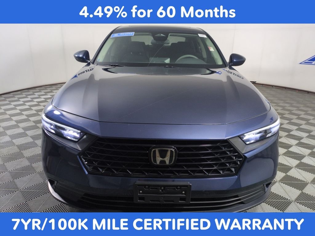 Certified Used 2024 Canyon River Blue Metallic Honda EX image 8