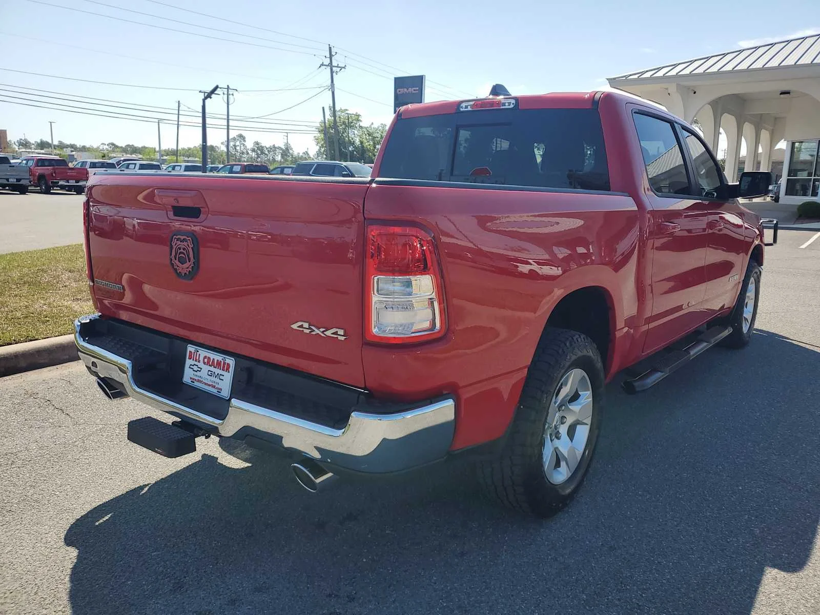 Used 2021 Flame Red Clearcoat Red Ram Big Horn image 6