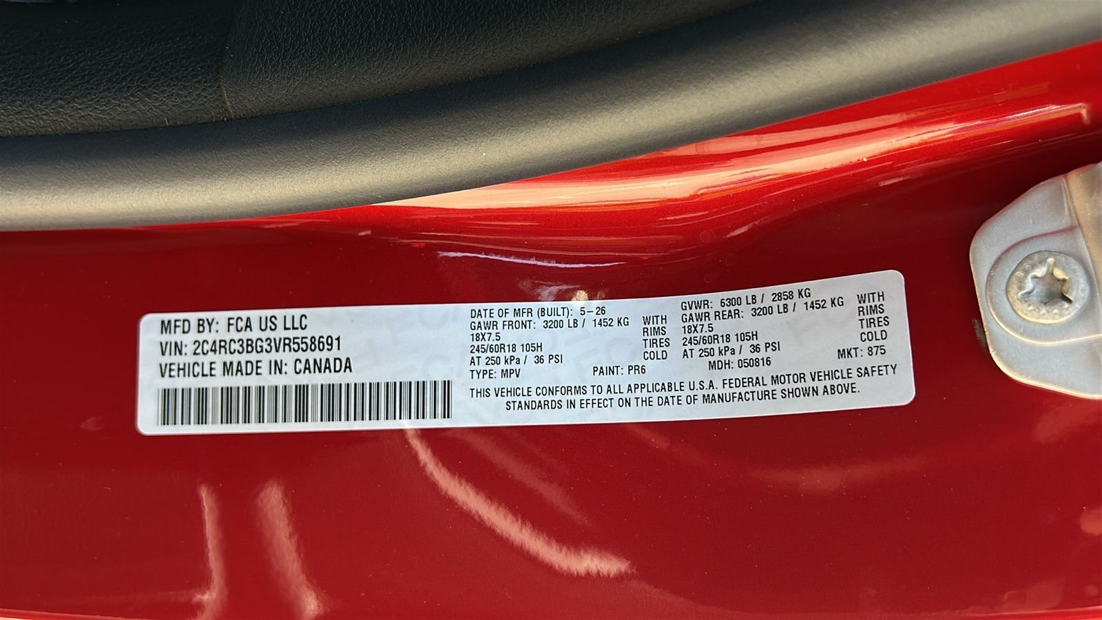 New 2027 Red Hot Pearl-Coat Exterior Paint Chrysler Select image 32
