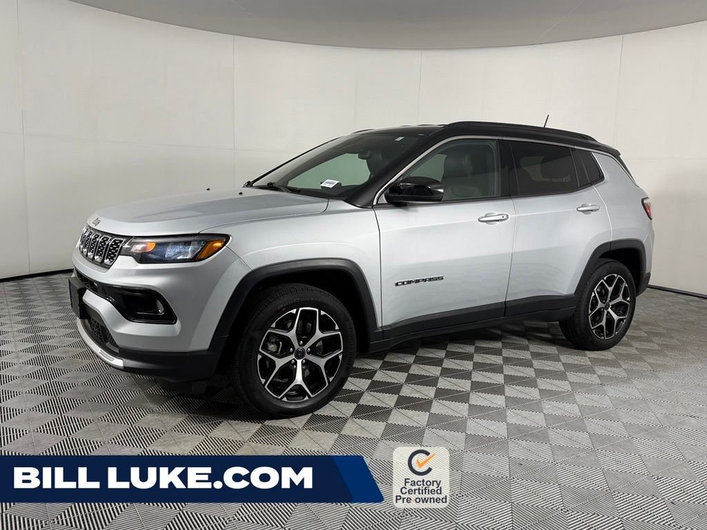 Certified Used 2025 Silver Jeep Limited image 1