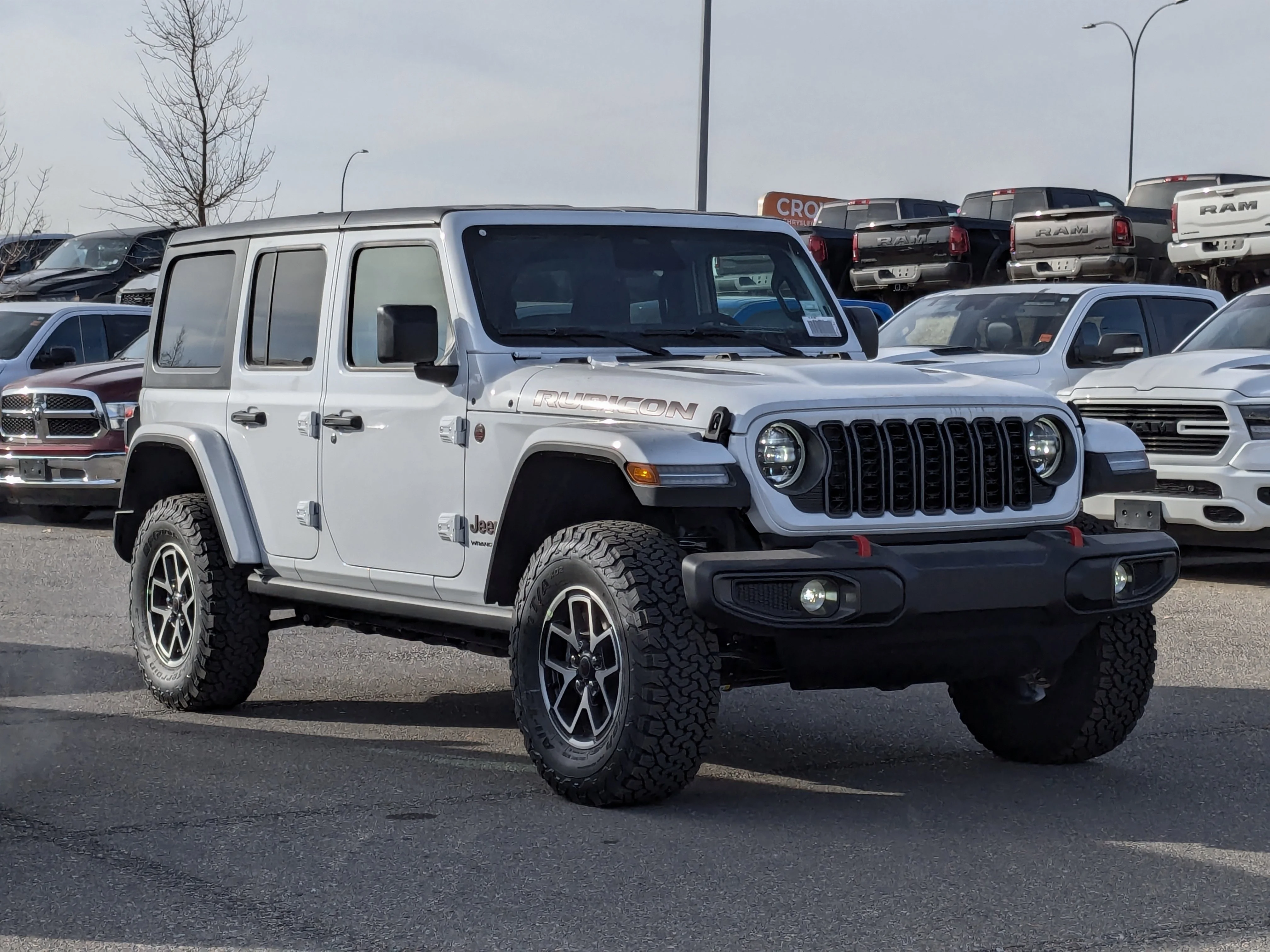New 2026 White Jeep Rubicon - - Nappa Lthr - 3-Pc Hard Top - 8-Spd Auto - Safety Grp - Conv Grp & More! image 2