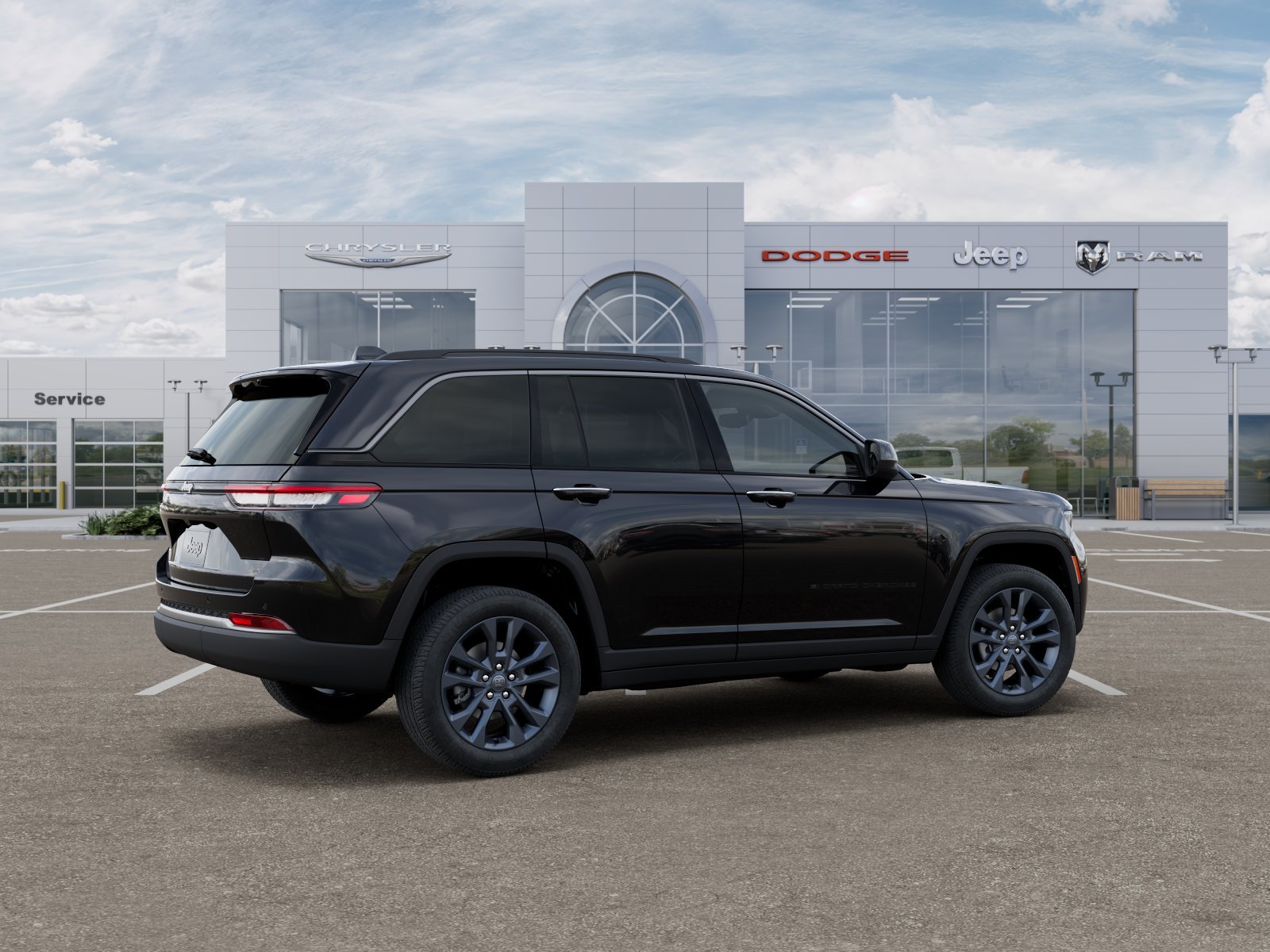 New 2026 Diamond Black Crystal Pearl-Coat Exterior Paint Jeep  image 35
