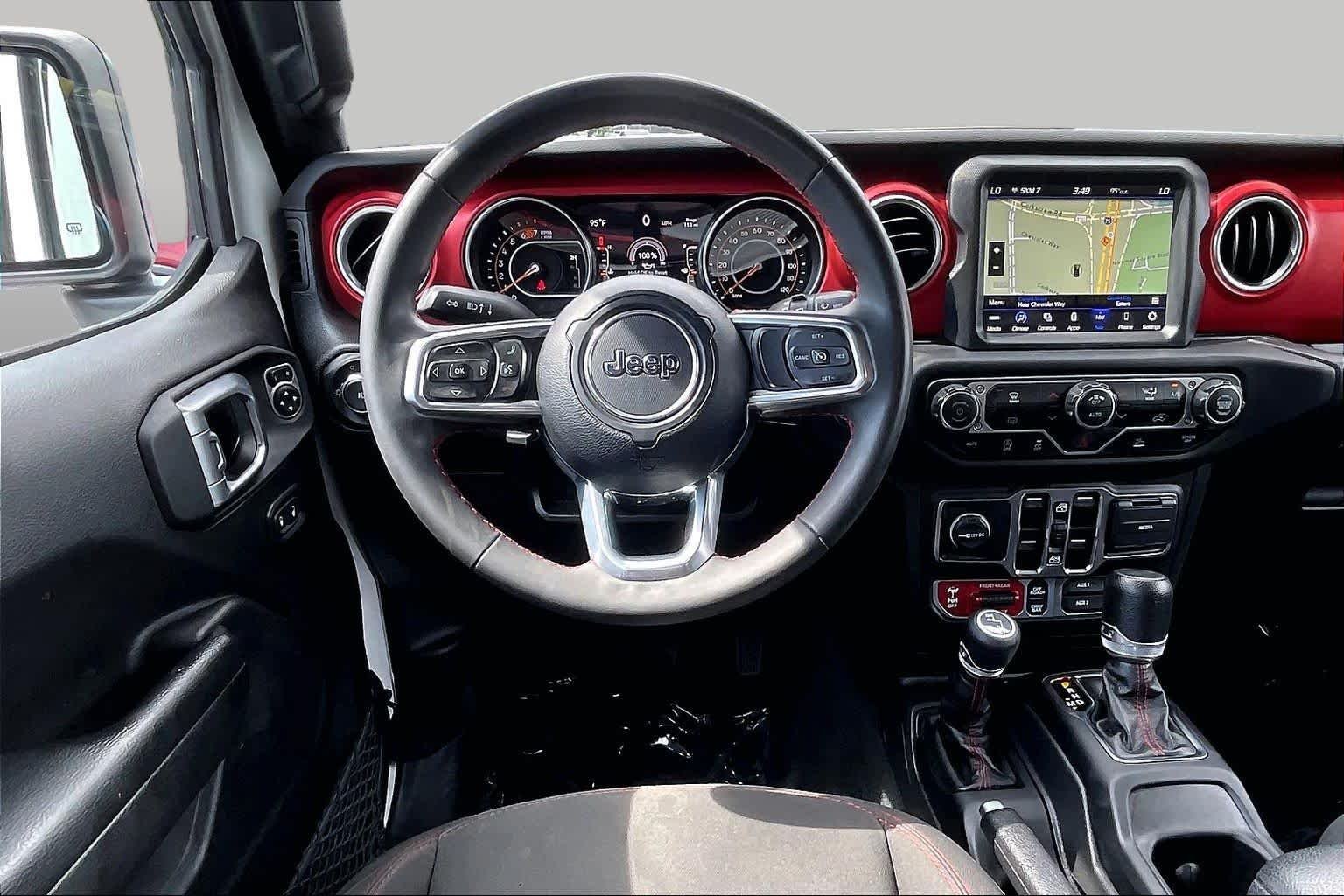 Used 2023 Bright White Clearcoat Jeep Rubicon image 6