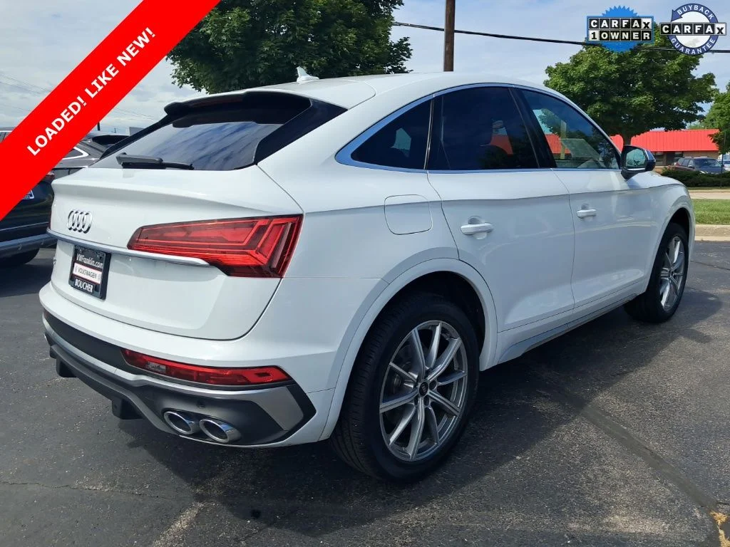 Used 2022 Glacier White Metallic Audi Premium image 5