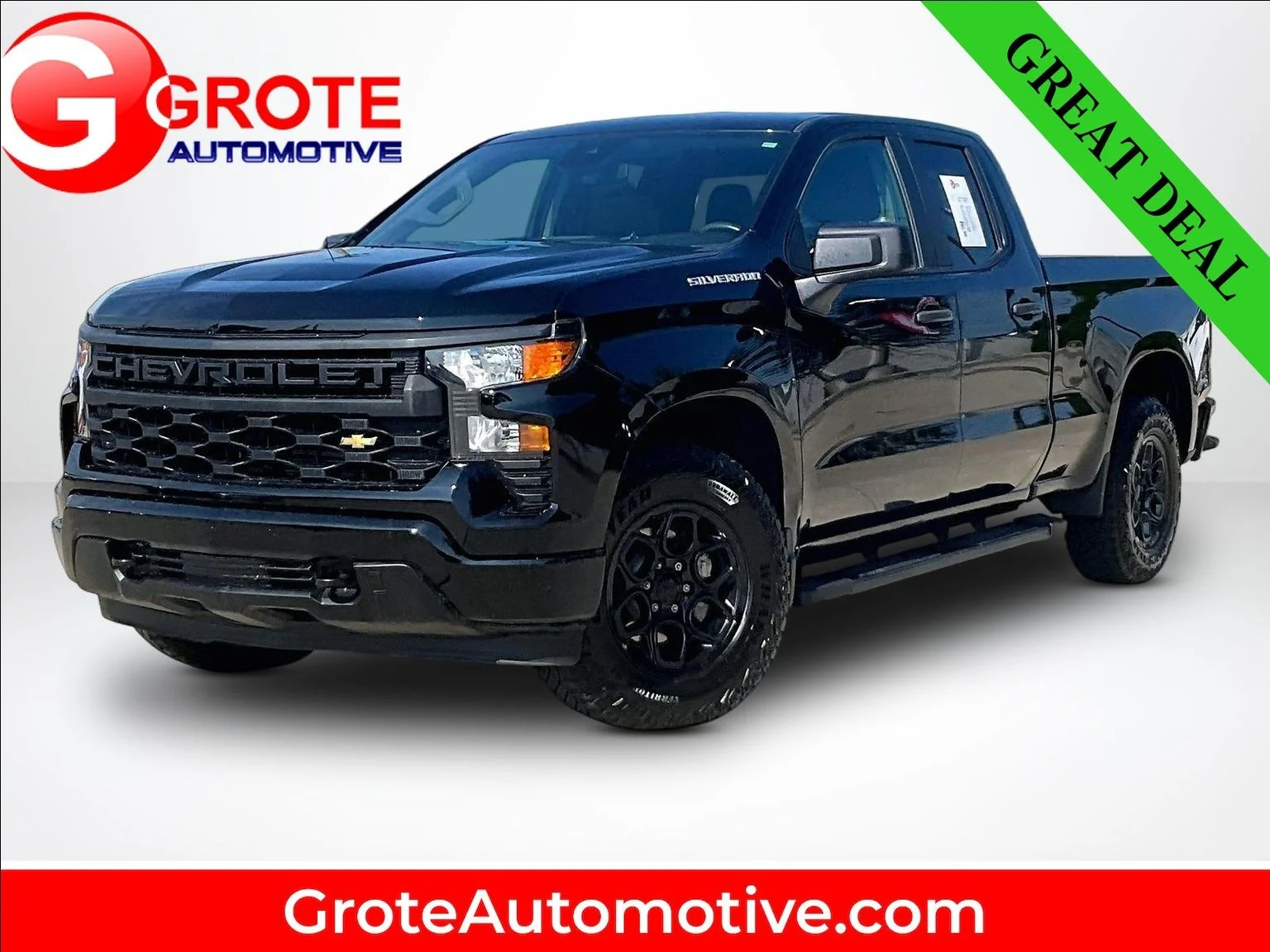 Used 2023 Black Chevrolet WT image 1