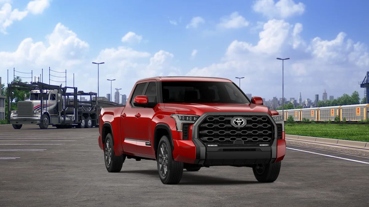 New 2026 Supersonic Red Toyota Platinum image 16