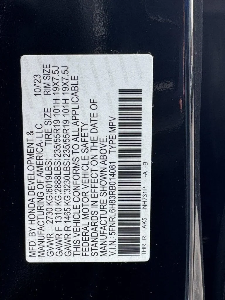 Used 2024 Black Honda Touring image 33