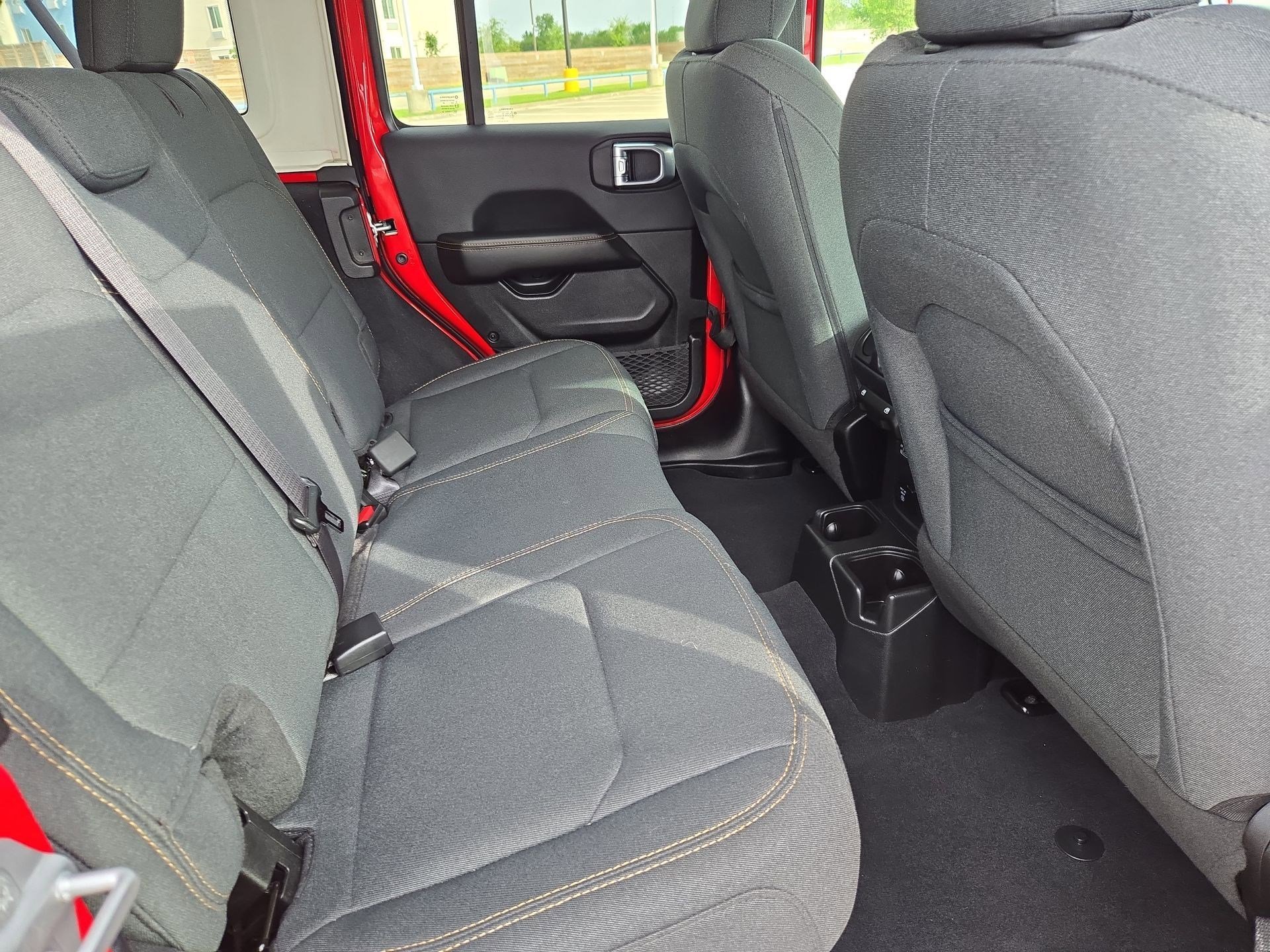 Used 2025 Firecracker Red Clearcoat Jeep Sahara image 29