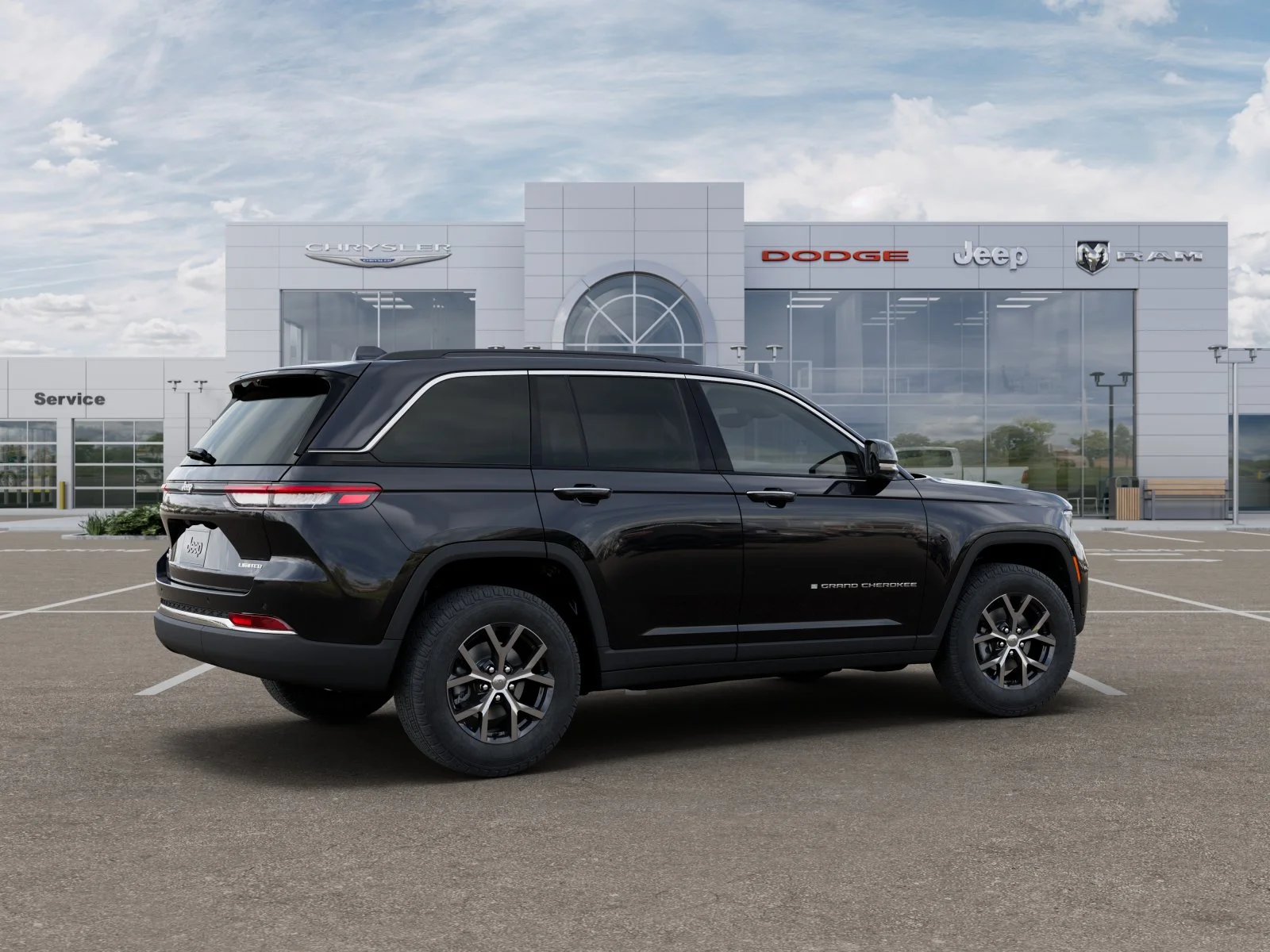 New 2025 Diamond Black Crystal Pearlcoat Jeep Limited image 45