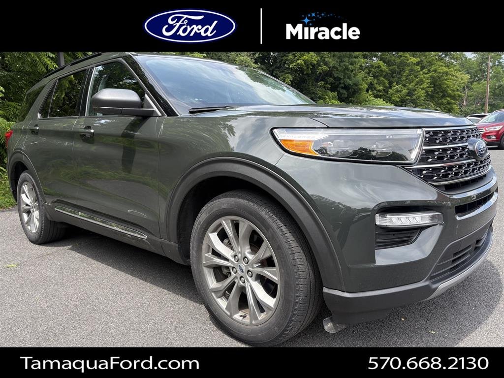 Used 2021 Forged Green Ford XLT image 1