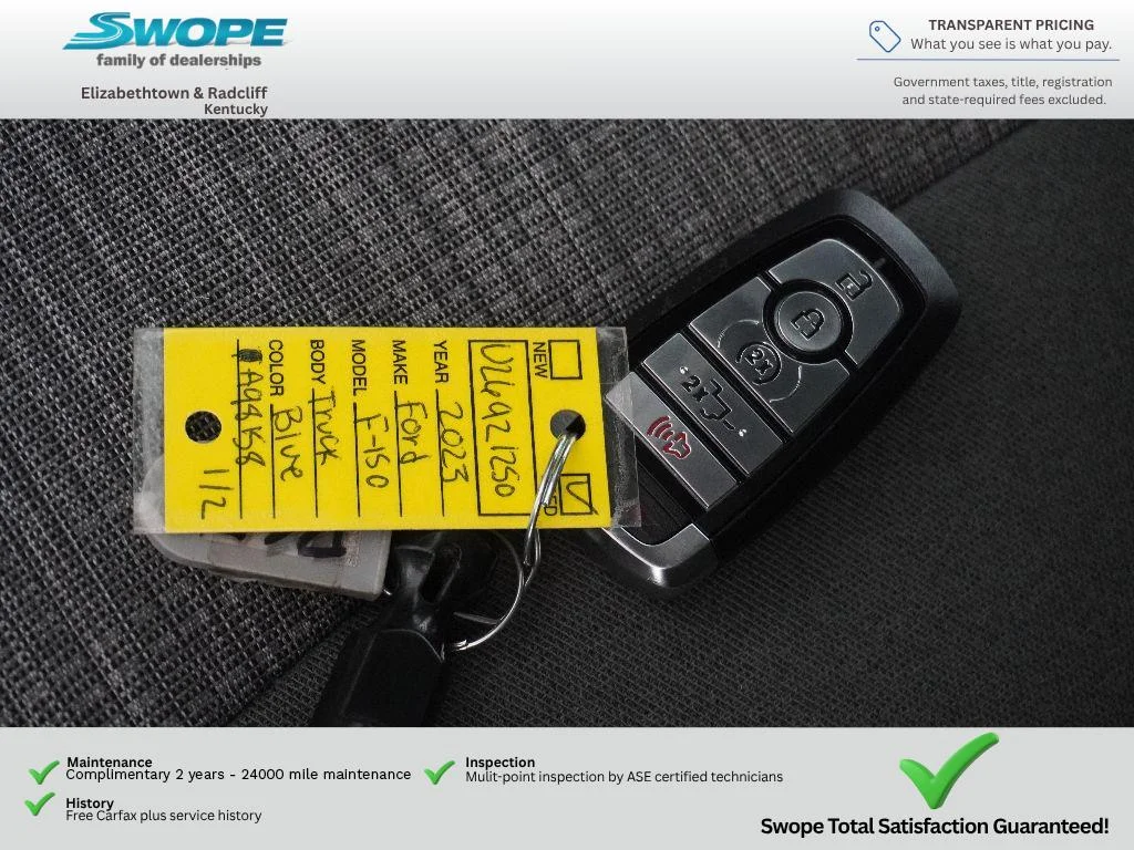 Certified Used 2023 Blue Ford XLT image 34