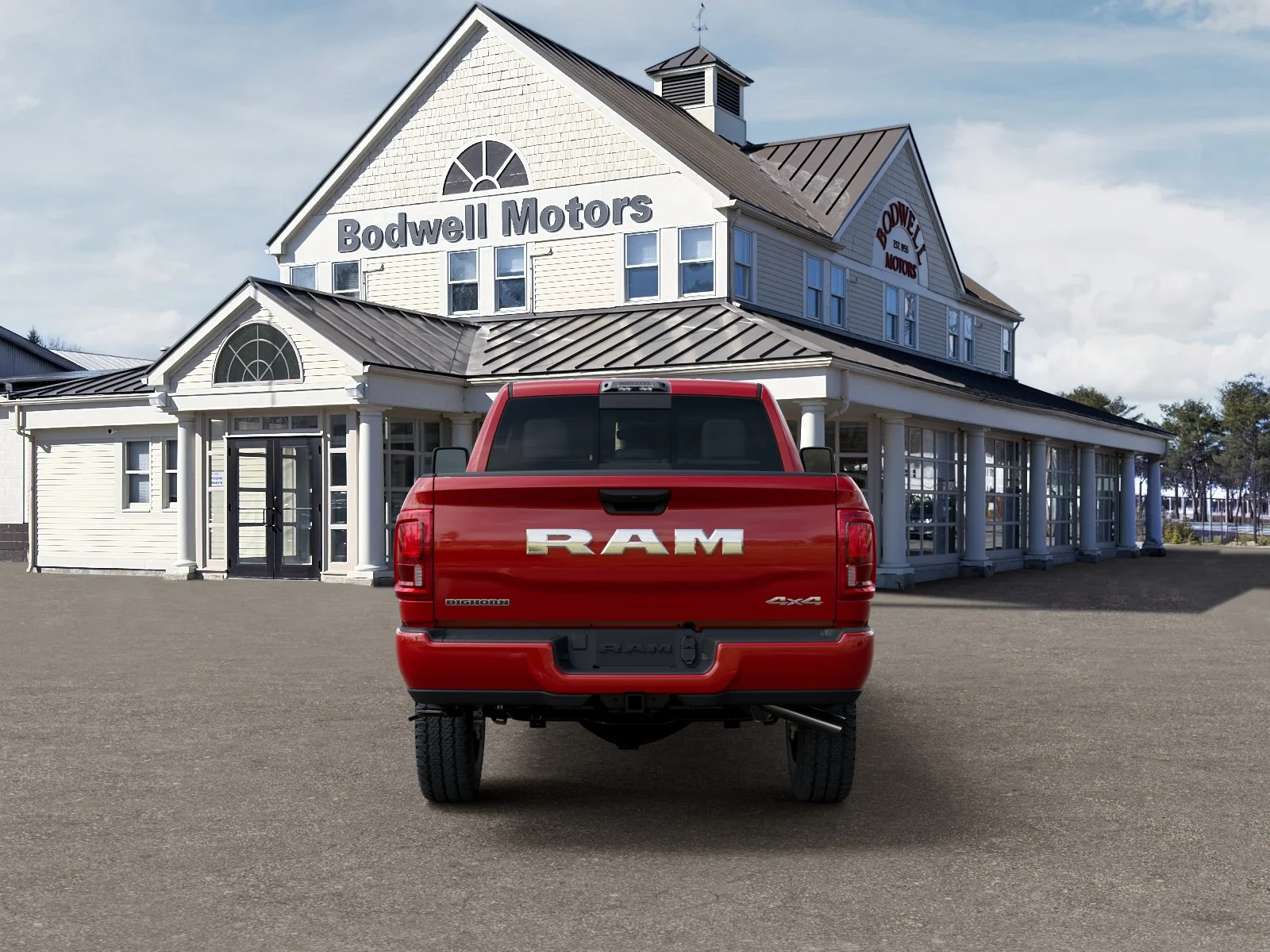 New 2026 Flame Red Clearcoat RAM Big Horn Crew Cab 4x4 6