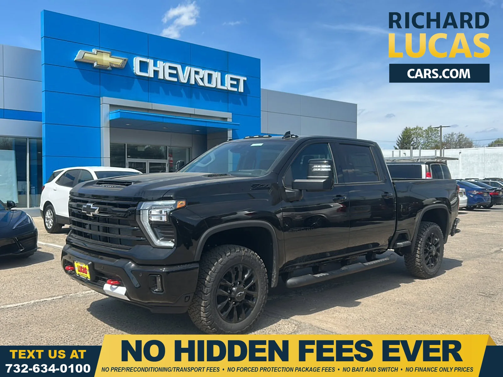 Black 2026 Chevrolet Silverado 2500HD LTZ Crew Cab 4WD Pickup Truck Four-Wheel Drive