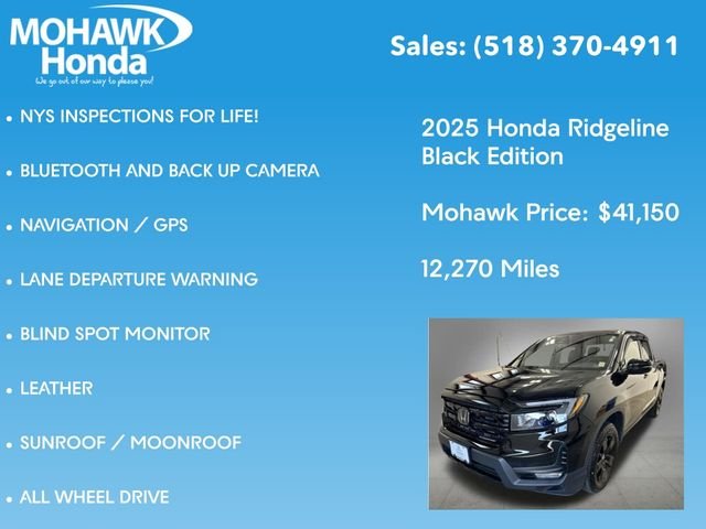 2025 Honda Ridgeline Black Edition - Photo 8