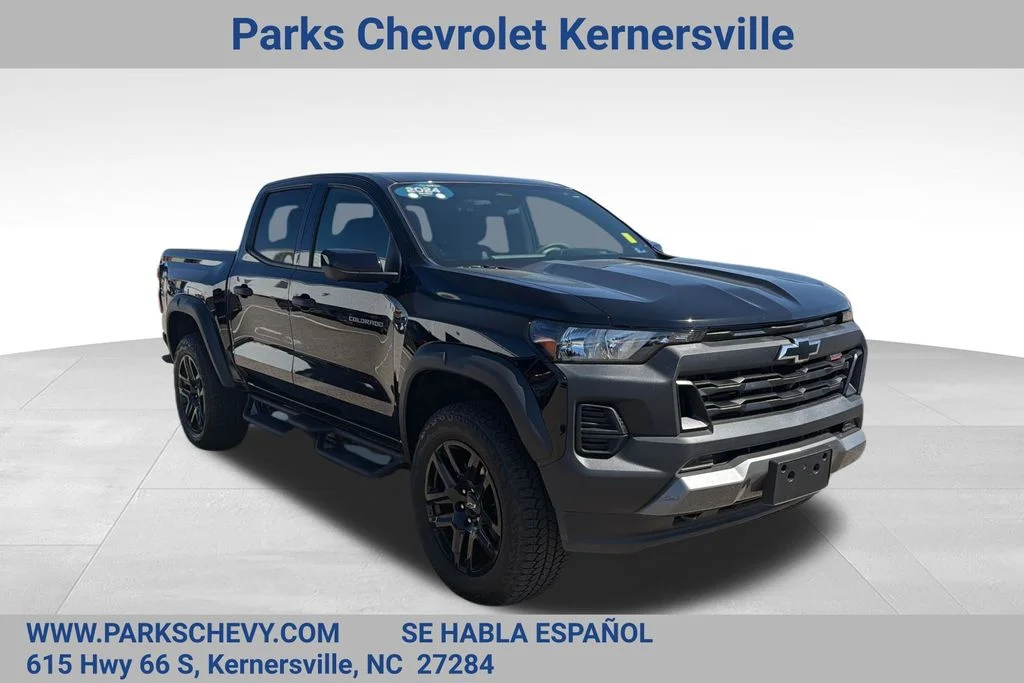 Used 2024 Black Chevrolet Trail Boss image 1