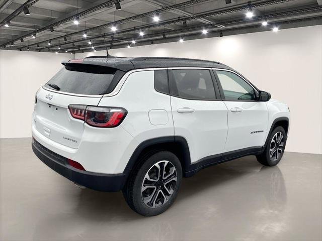 Used 2022 Bright White Clearcoat Jeep Limited image 7