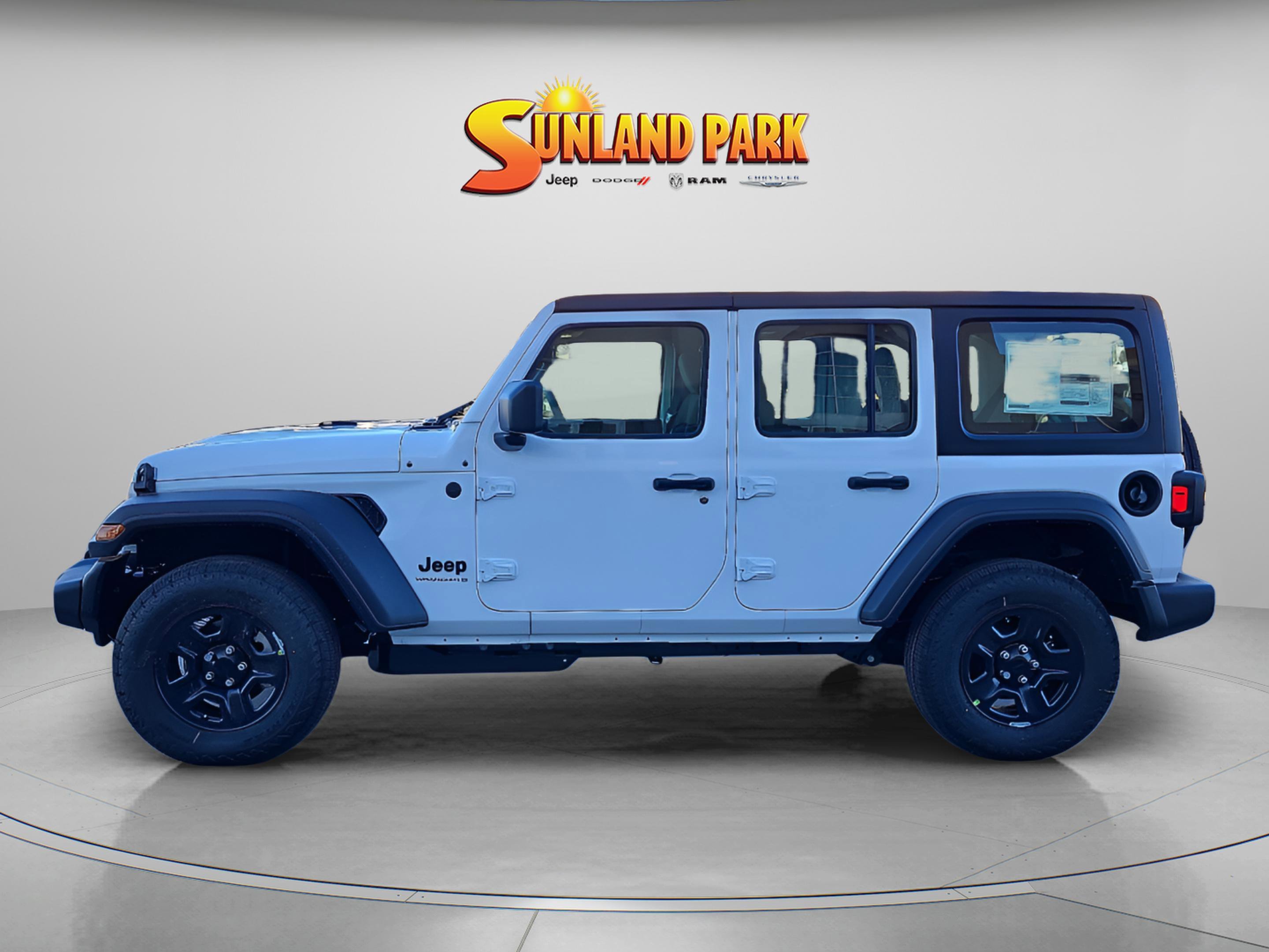 New 2026 Bright White Clear-Coat Exterior Paint Jeep Sport image 3