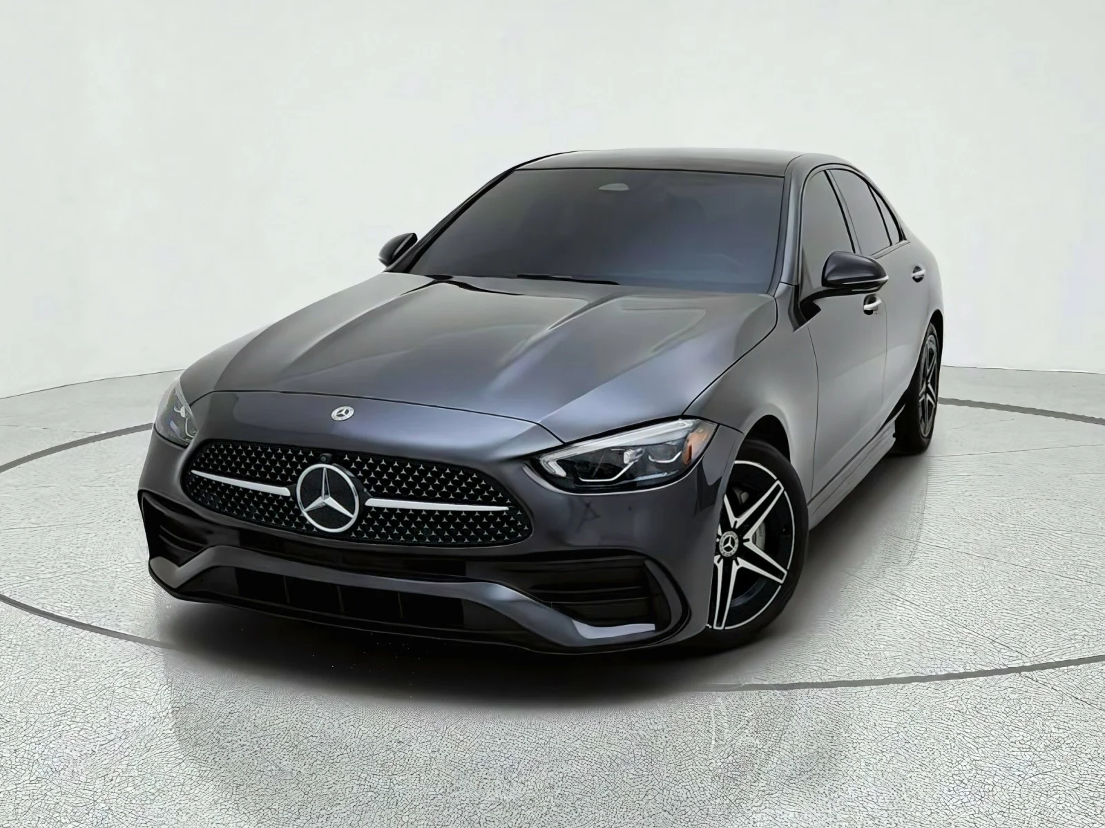 Certified Used 2023 Graphite Grey Metallic Mercedes-Benz C 300 image 2