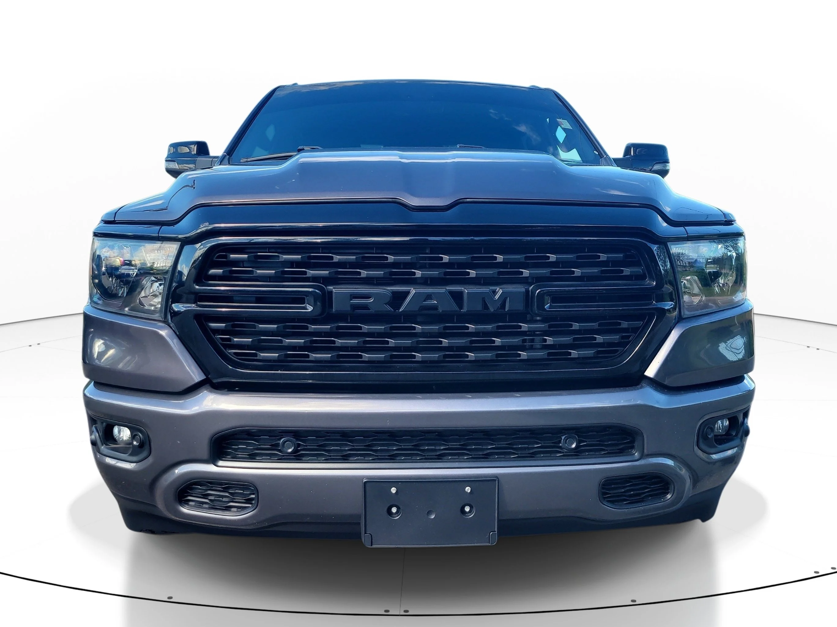 Used 2023 Granite Crystal Metallic Clearcoat Ram Big Horn image 2