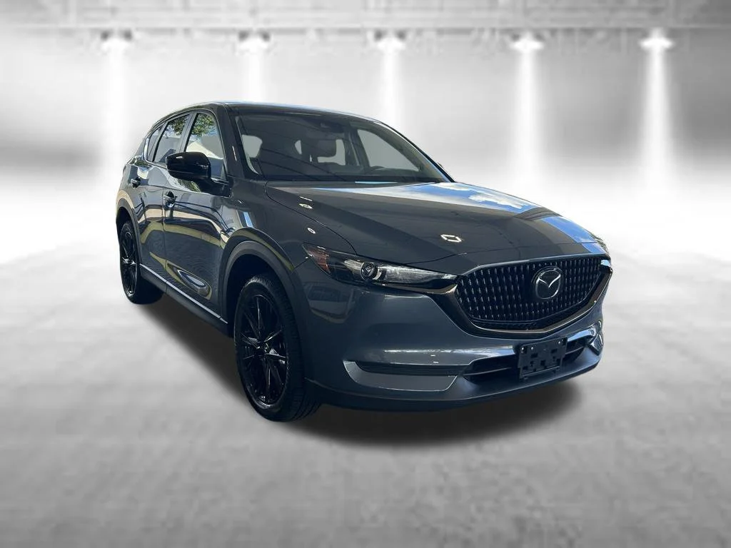 Used 2021 Polymetal Gray Metallic Mazda Carbon Edition image 2
