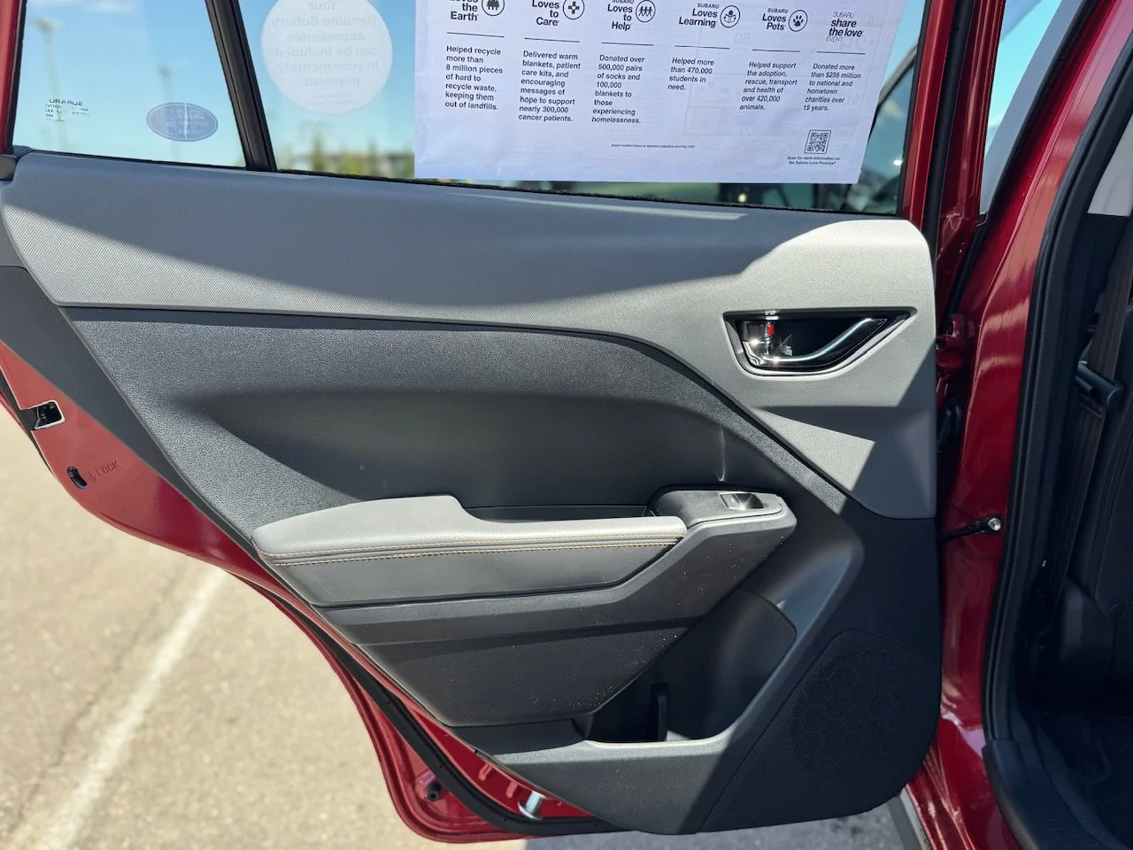 New 2026 Lithium Red Pearl Subaru Limited image 31